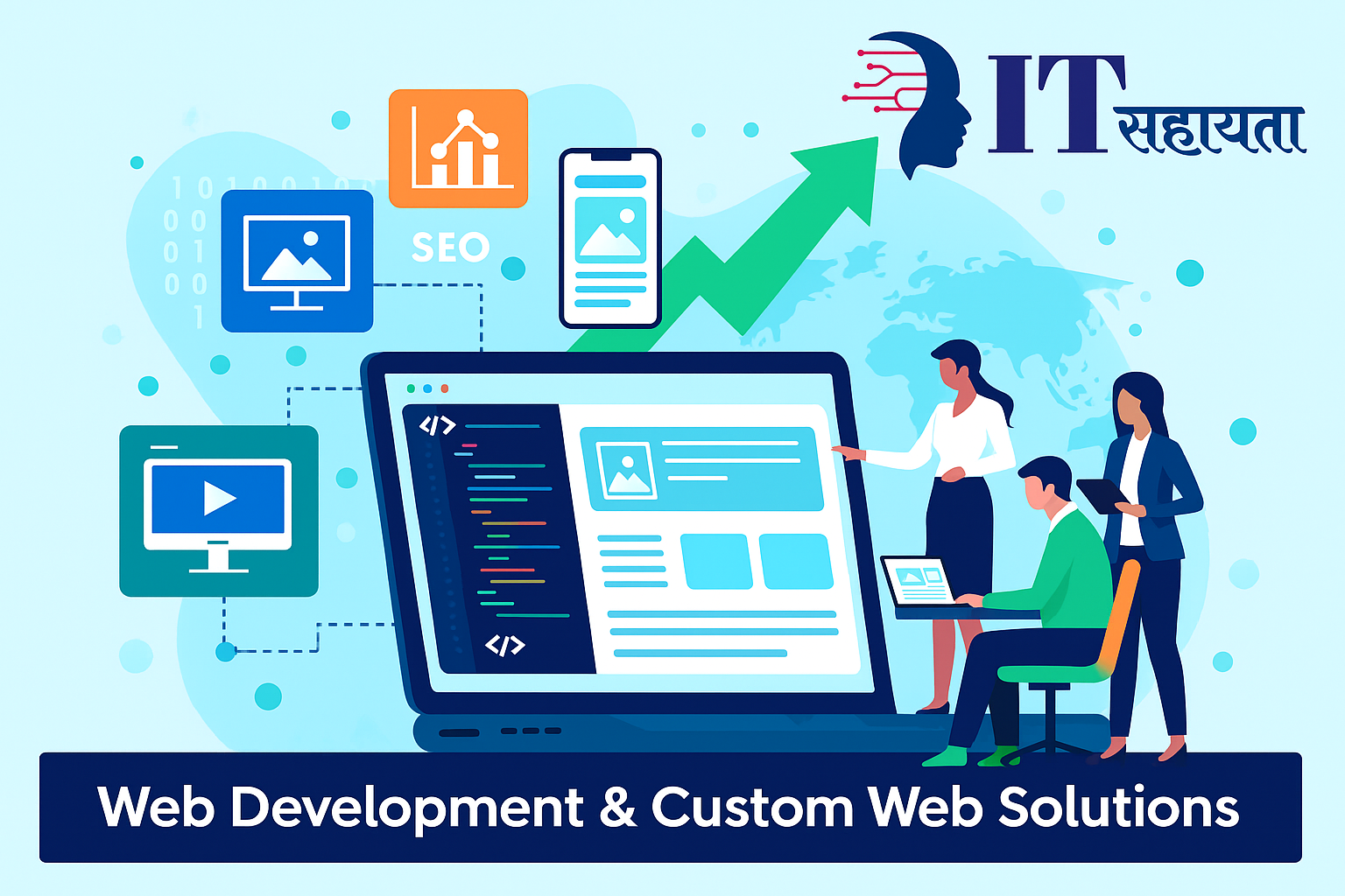 How a Well-Designed Website Leads to Better User Experiences and Business Growth: The IT Sahayata Approach 🚀